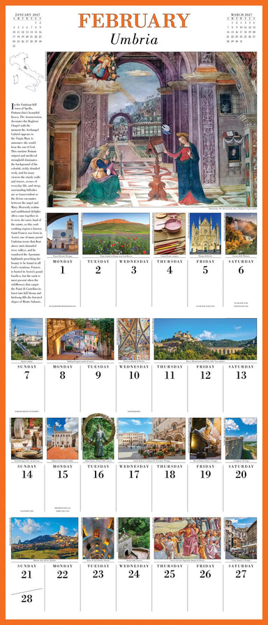 365 Days in Italy Picture-A-Day 2027 Wall Calendar