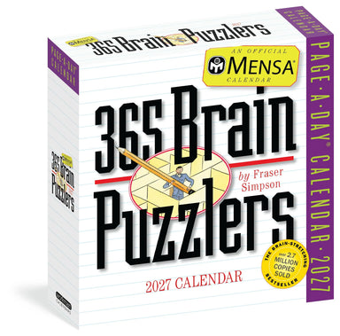 Mensa 365 Brain Puzzlers 2027 Page-A-Day Calendar