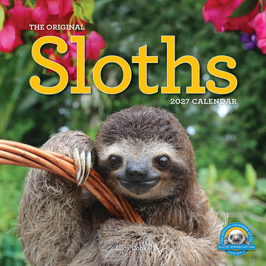 Original Sloths 2027 Wall Calendar