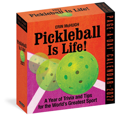 Pickleball Is Life! 2027 Page-A-Day Calendar