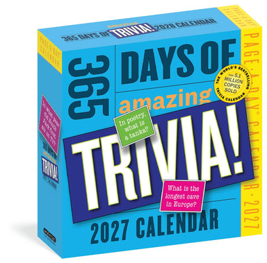 365 Days of Amazing Trivia 2027 Page-A-Day Calendar