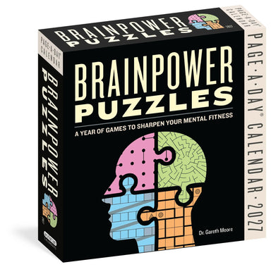 Brainpower Puzzles 2027 Page-A-Day Calendar
