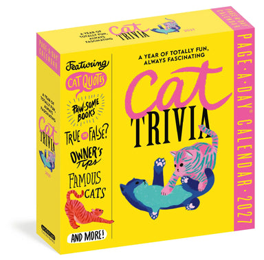 Cat Trivia 2027 Page-A-Day Calendar