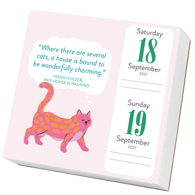 Cat Trivia 2027 Page-A-Day Calendar