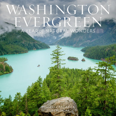 Washington Evergreen 2027 Wall Calendar