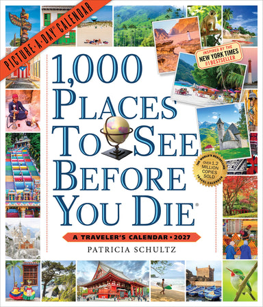 1,000 Places to See Before You Die Picture-A-Day 2027 Wall Calendar
