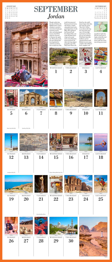 1,000 Places to See Before You Die Picture-A-Day 2027 Wall Calendar