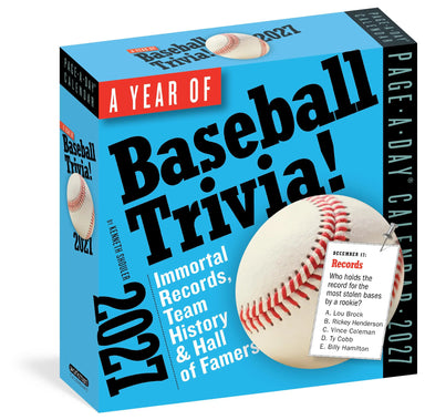 A Year of Baseball Trivia! 2027 Page-A-Day Calendar