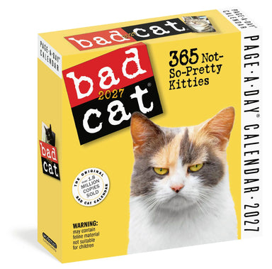 Bad Cat 2027 Page-A-Day Calendar