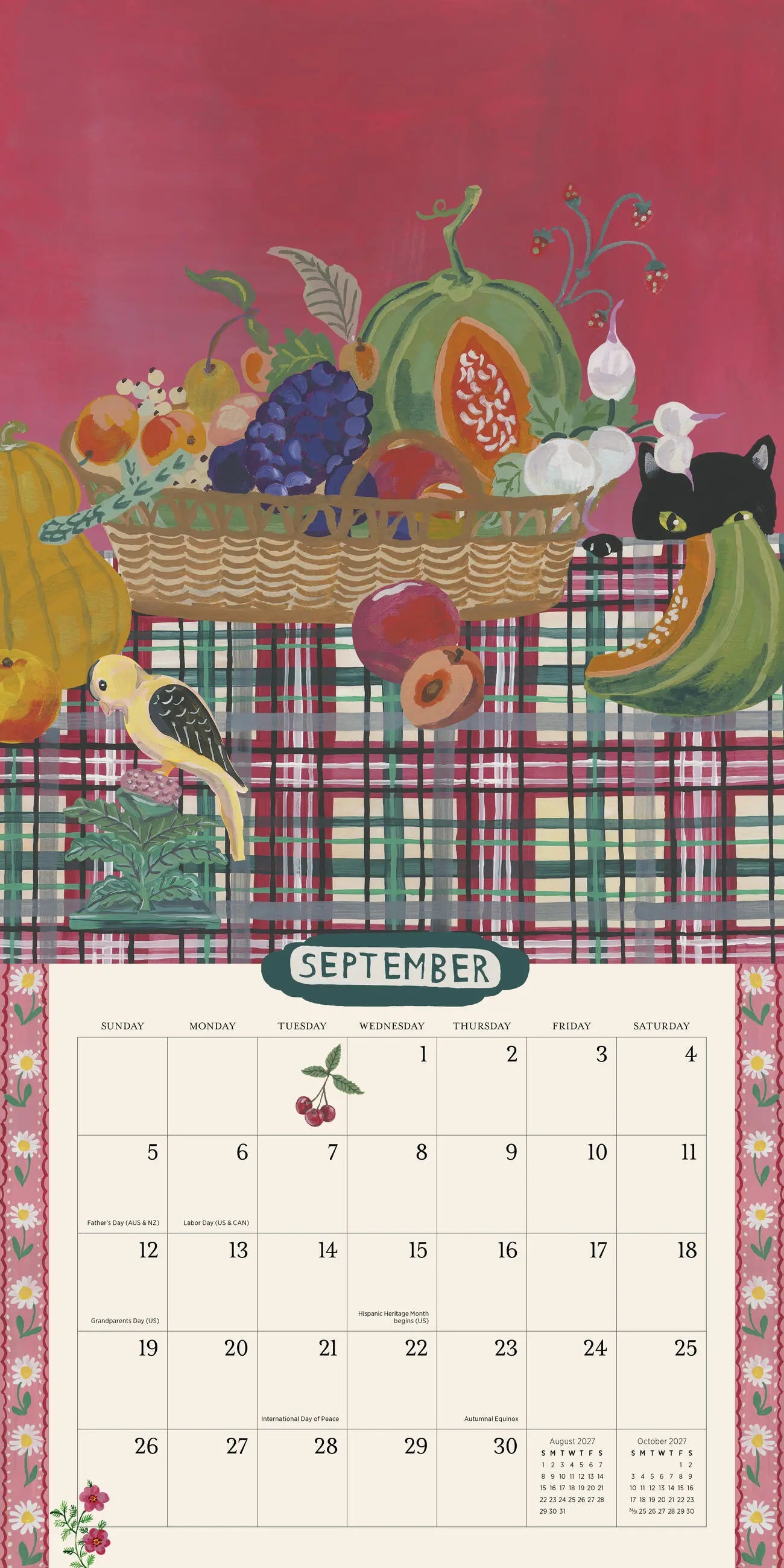 WRK The World of Nathalie Lété 2027 Wall Calendar