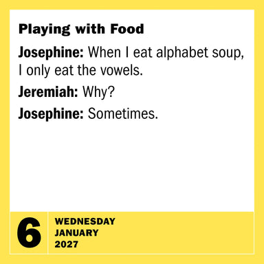 290 Bad Jokes & 75 Punderful Puns 2027 Page-A-Day Calendar