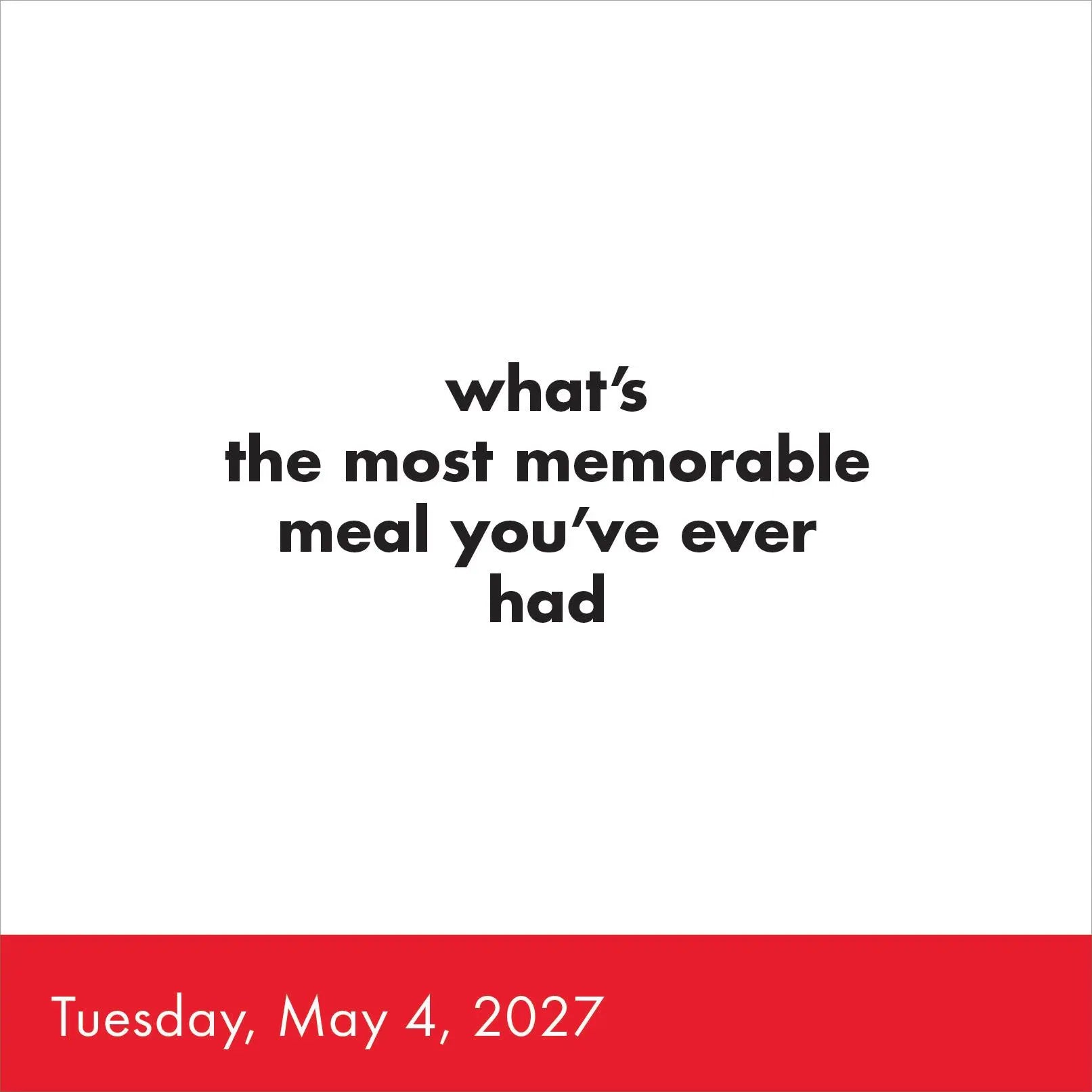 TableTopics Question-A-Day 2027 Page-A-Day Calendar