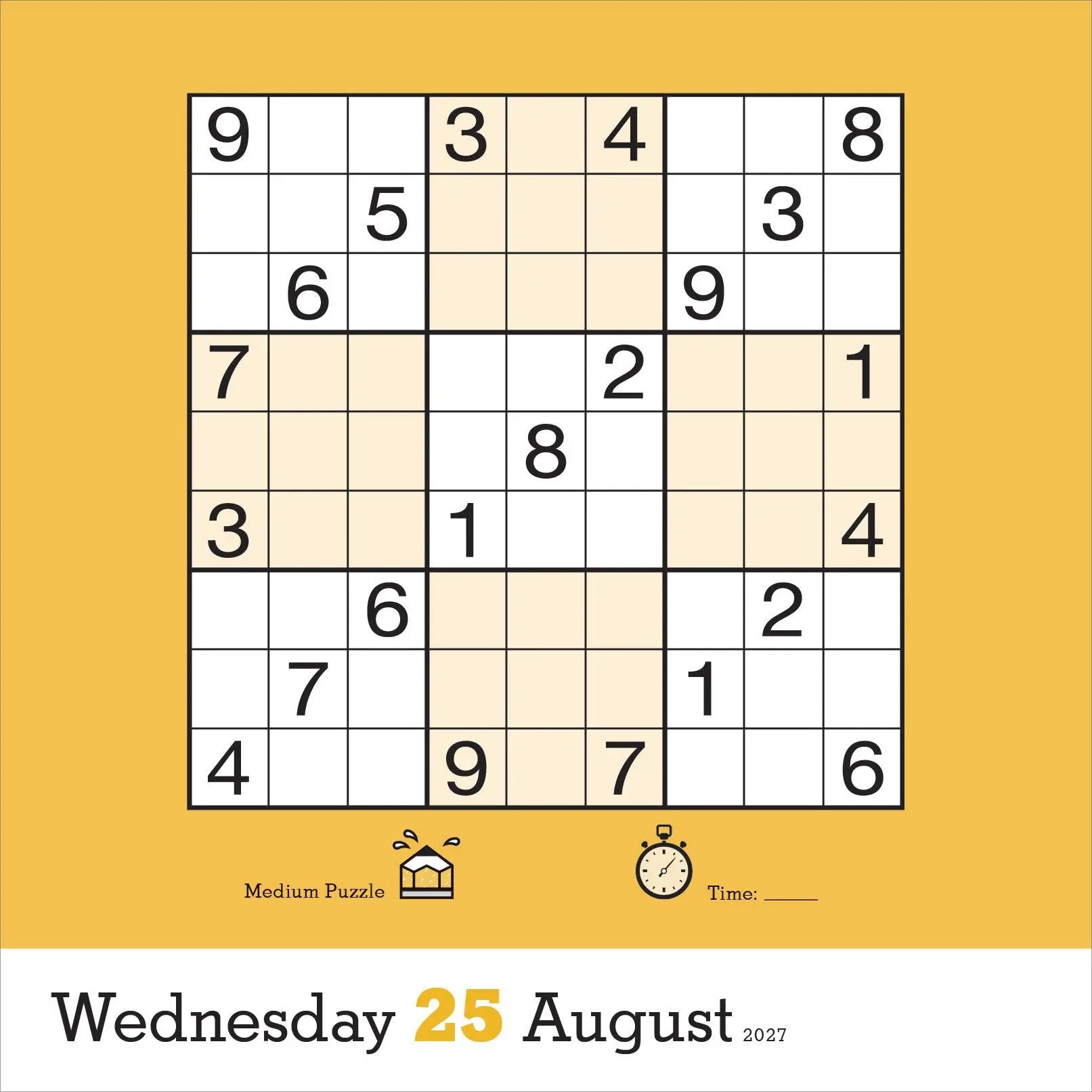 Original Sudoku 2027 Page-A-Day Calendar