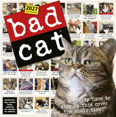 Bad Cat 2027 Wall Calendar