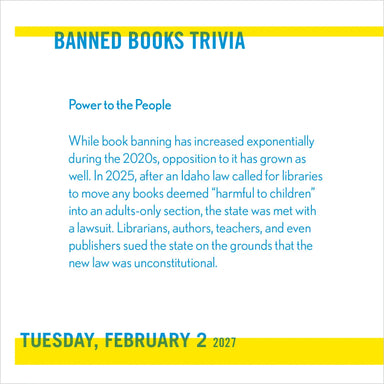 I Read Banned Books 2027 Page-A-Day Calendar