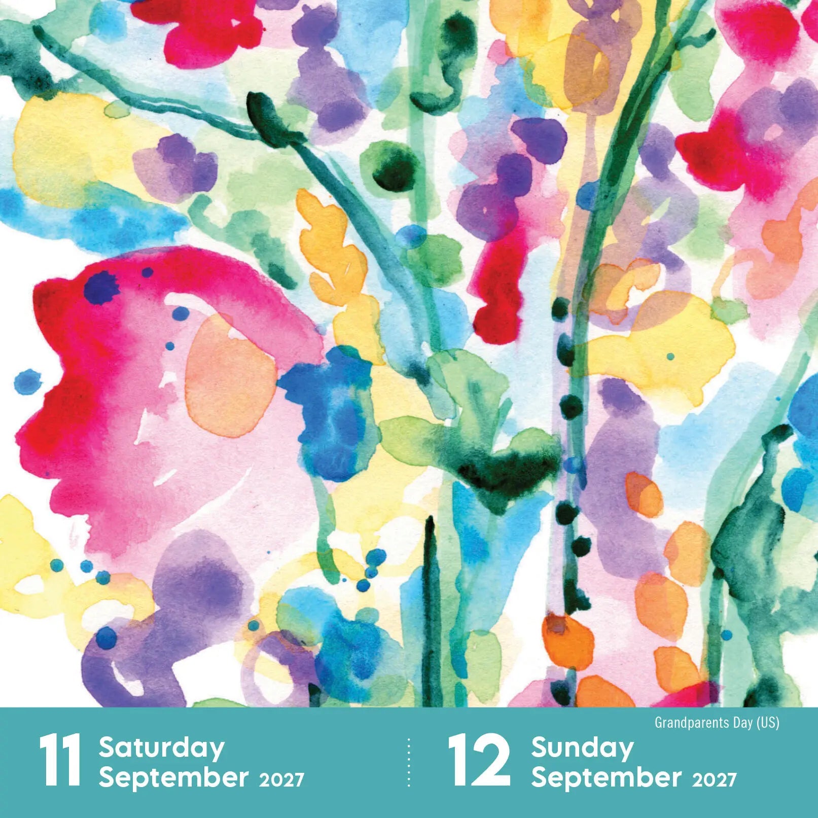 A Year of Reverse Coloring 2027 Page-A-Day Calendar