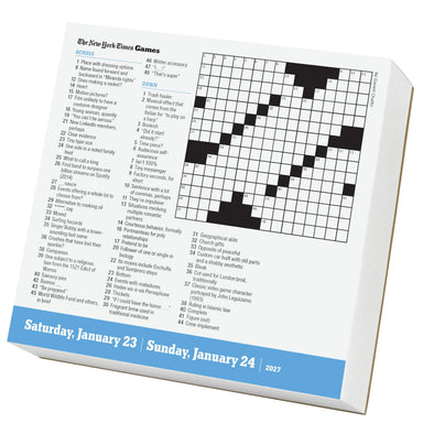 The New York Times Crossword 2027 Page-A-Day Calendar
