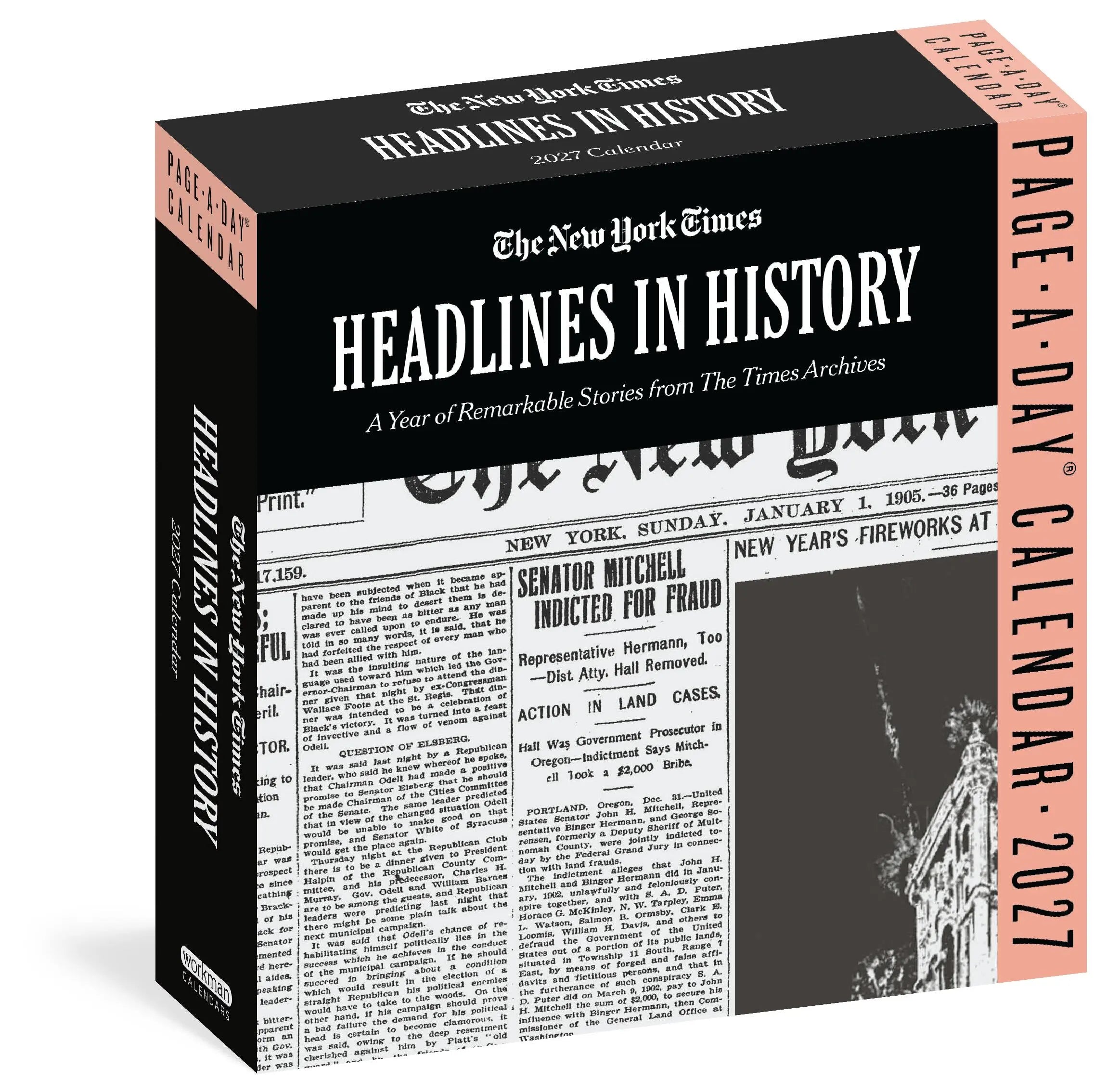 The New York Times Headlines in History 2027 Page-A-Day Calendar