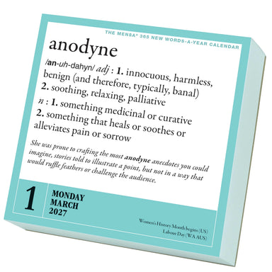 Mensa 365 New Words-A-Year 2027 Page-A-Day Calendar