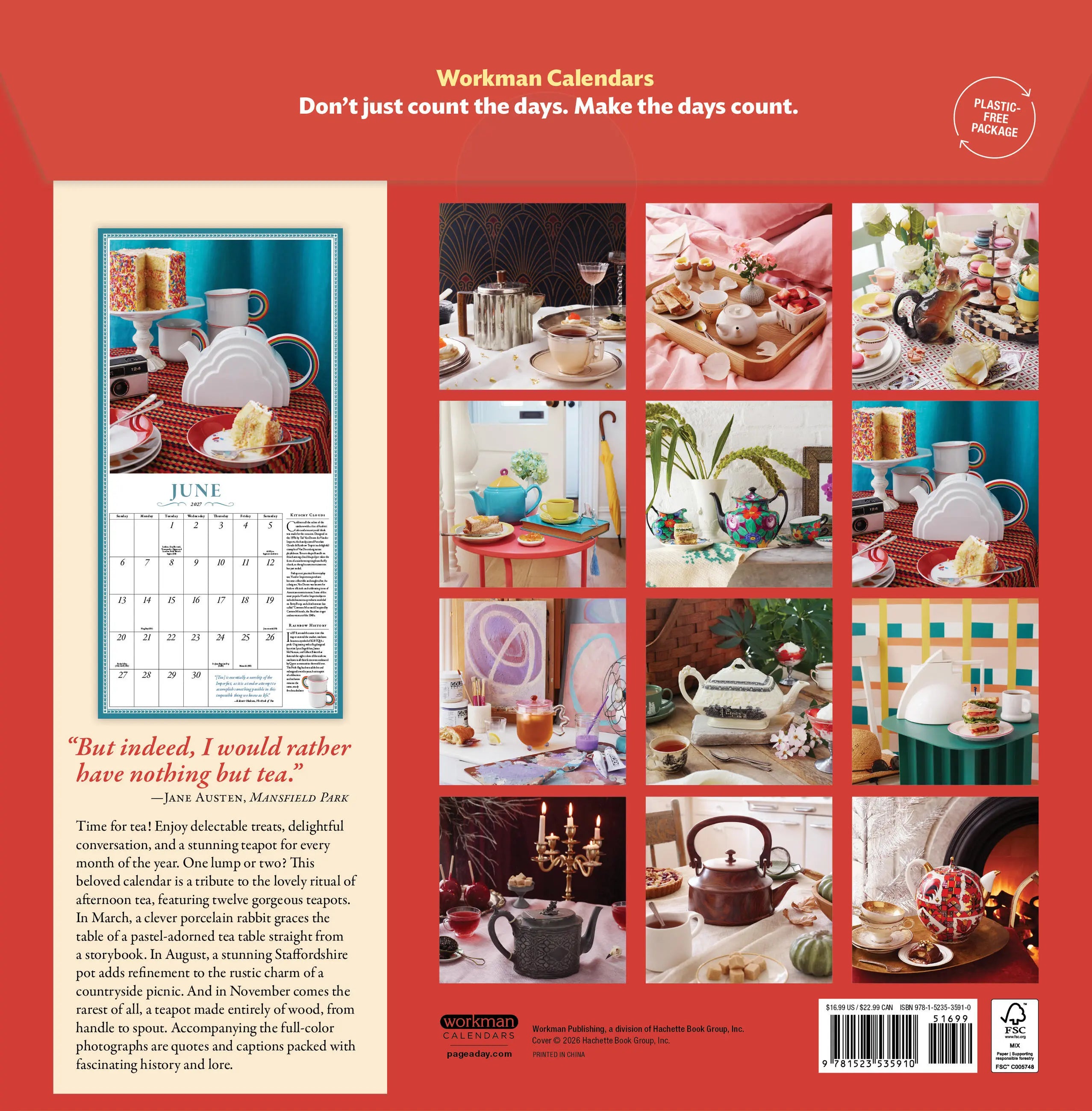 The Collectible Teapot 2027 Wall Calendar
