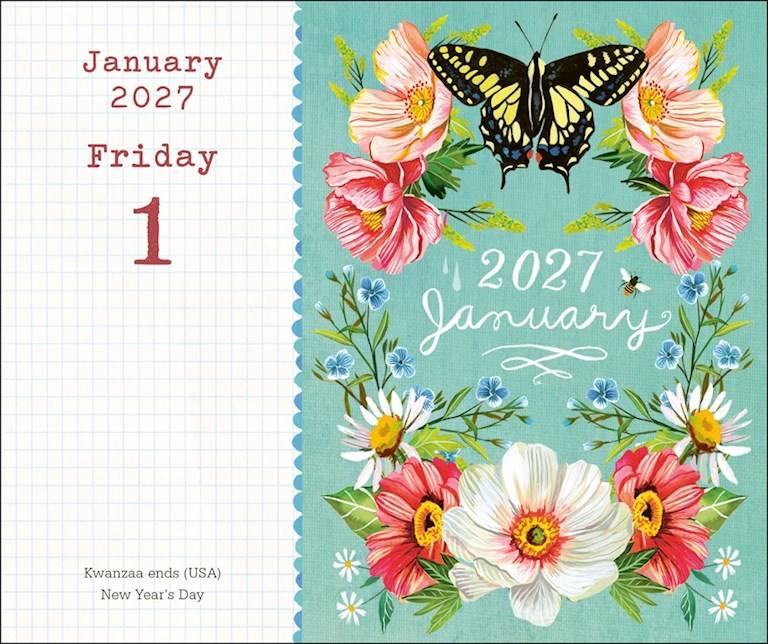 Katie Daisy 2027 Page-A-Day Calendar