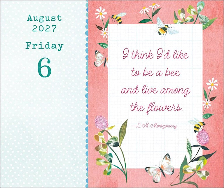Katie Daisy 2027 Page-A-Day Calendar