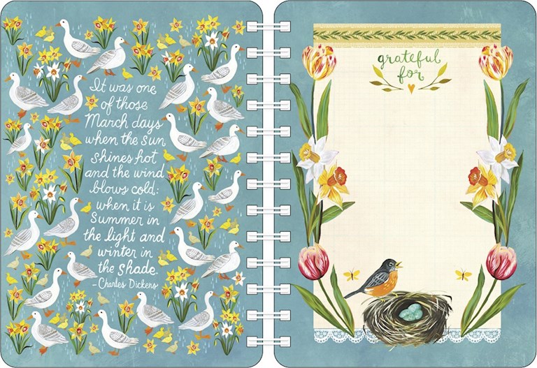 Katie Daisy Where Love Grows 2027 Weekly Planner Calendar