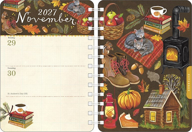 Katie Daisy Where Love Grows 2027 Weekly Planner Calendar