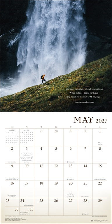 Wanderlust 2027 Wall Calendar