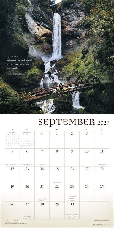 Wanderlust 2027 Wall Calendar