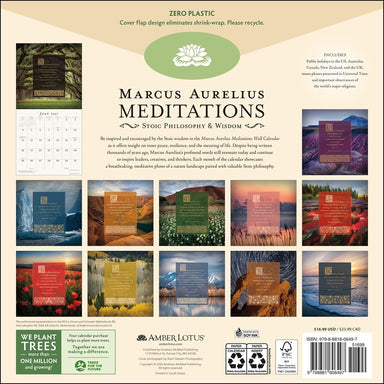 Marcus Aurelius Meditations 2027 Wall Calendar