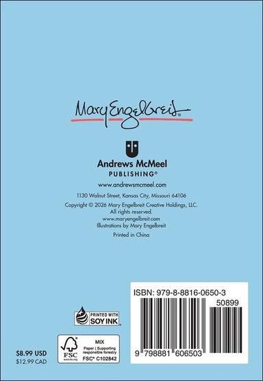 AMC Mary Engelbreit’s Good Vibes Only 2027 Monthly Pocket Planner Calendar