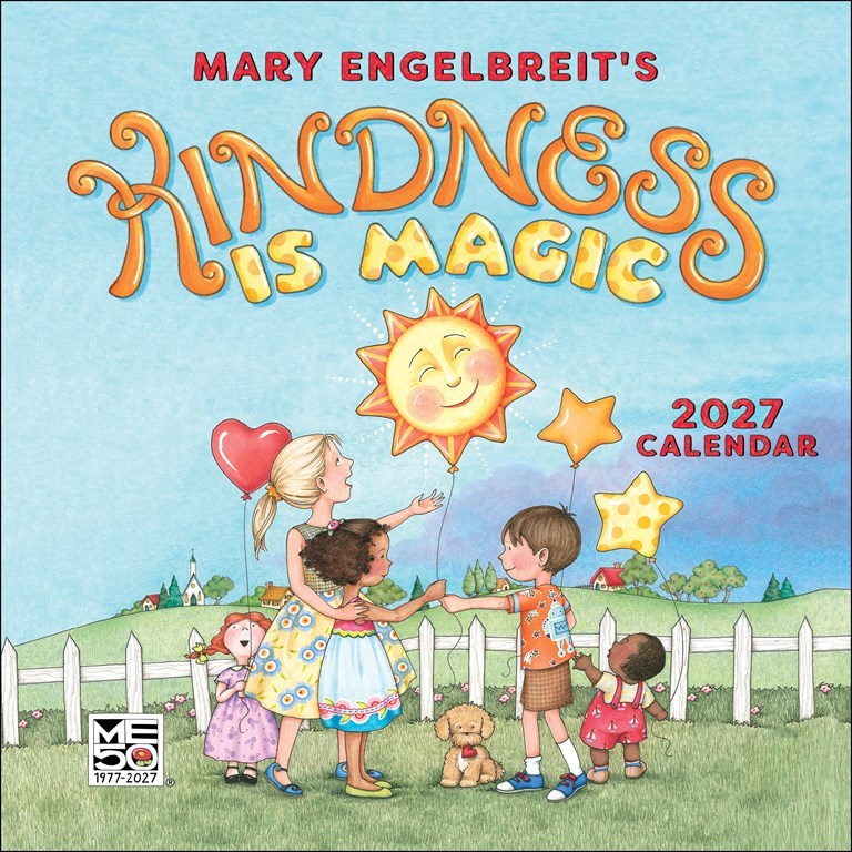 AMC Mary Engelbreit’s Kindness is Magic 2027 Mini Wall Calendar