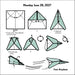Easy Origami Fold-a-Day 2027 Calendar