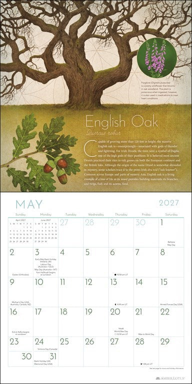 Trees of Life 2027 Wall Calendar