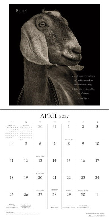 I Am Goat 2027 Wall Calendar