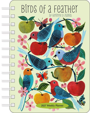 Birds of a Feather Genuine D Zlatkis 2027 Weekly Planner Calendar