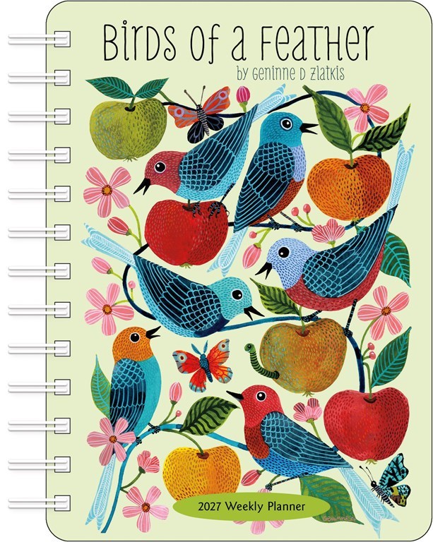 Birds of a Feather Genuine D Zlatkis 2027 Weekly Planner Calendar