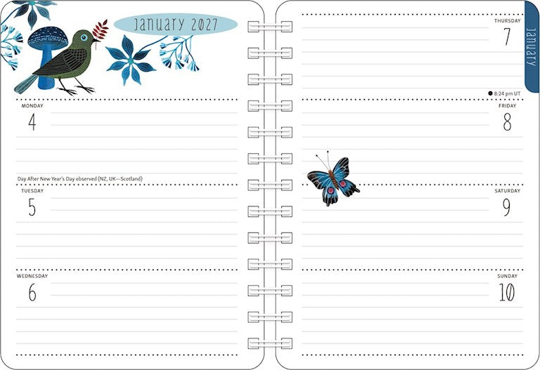 Birds of a Feather Genuine D Zlatkis 2027 Weekly Planner Calendar