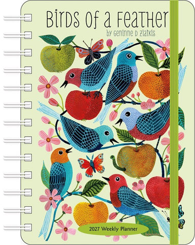 Birds of a Feather Genuine D Zlatkis 2027 Weekly Planner Calendar