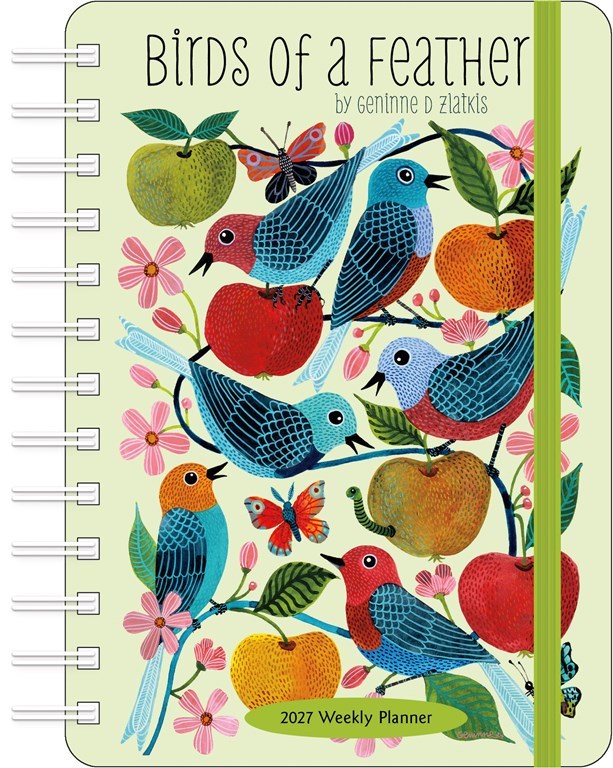 Birds of a Feather Genuine D Zlatkis 2027 Weekly Planner Calendar