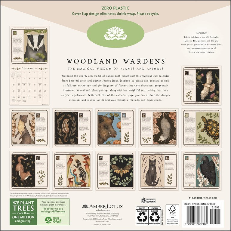 Woodland Wardens 2027 Wall Calendar