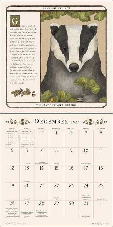 Woodland Wardens 2027 Wall Calendar