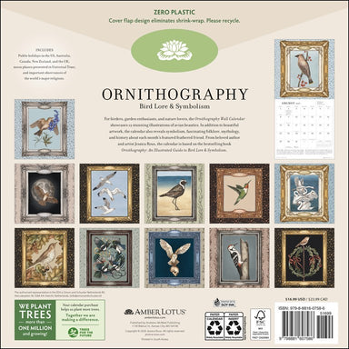 Ornithography 2027 Wall Calendar