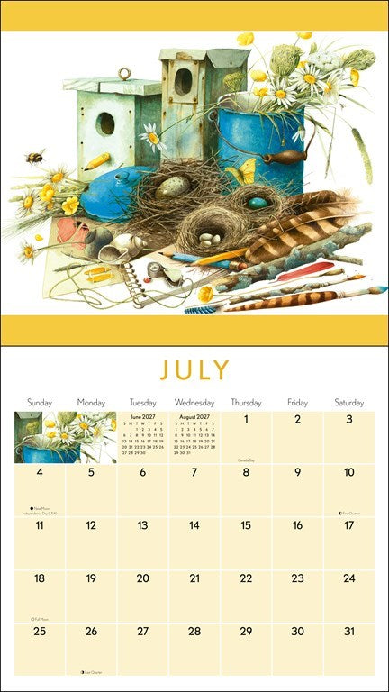 AMC Marjolein Bastin Nature’s Inspiration 2027 Deluxe Wall Calendar with Print