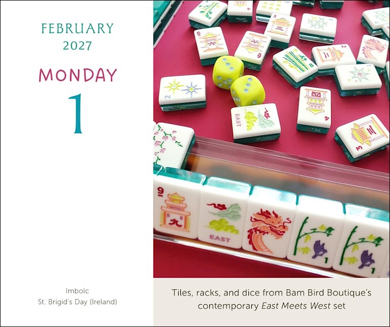Art of Mahjong 2027 Page-A-Day Calendar