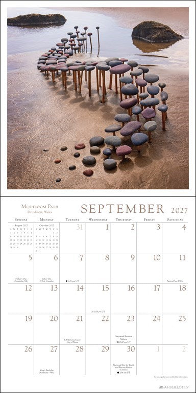 Sculpt the World 2027 Wall Calendar