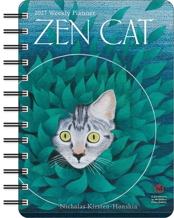 Zen Cat 2027 Weekly Planner Calendar