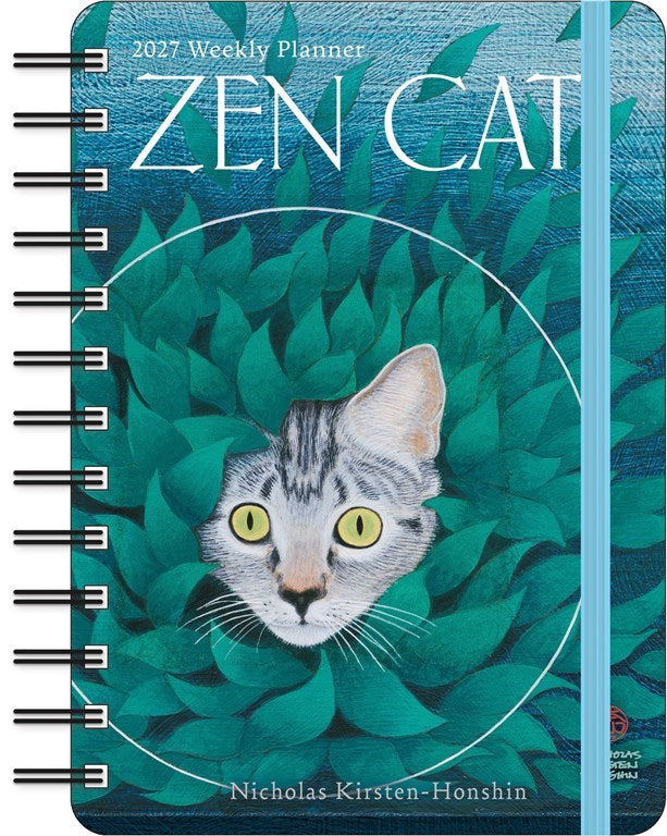Zen Cat 2027 Weekly Planner Calendar