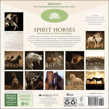 Spirit Horses 2027 Wall Calendar by Tony Stromberg